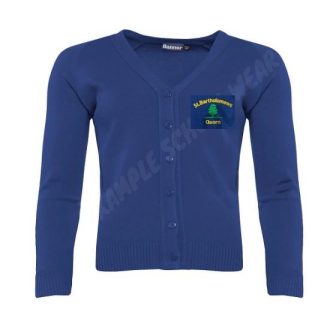 St Bartholomews Knitted Cardigan, St Bartholomews C of E Primary School
