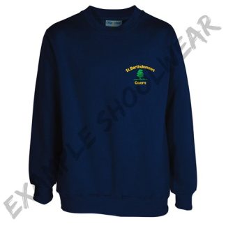 St Bartholomews Navy sweatshirt Year 6 Only, St Bartholomews C of E Primary School