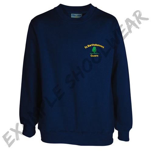 St Bartholomews Navy sweatshirt Year 6 Only, St Bartholomews C of E Primary School