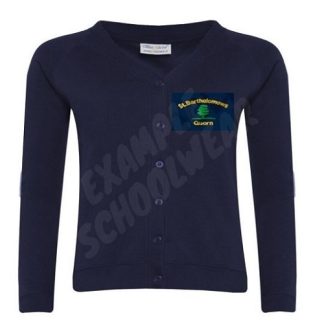 St Bartholomews Navy Cardigan Year 6 Only, St Bartholomews C of E Primary School