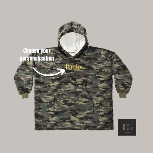 Oversized Kids Hooded Blanket, Kids Fleece Hooded Blanket, Personalised Gifts