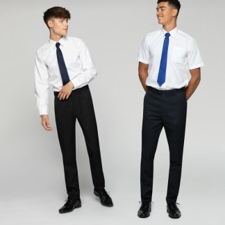Senior Boy Slim Fit trouser, De Lisle College, Rawlins Academy, Woodbrook Vale, Plain Garments