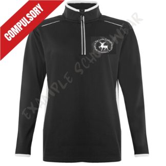 De Lisle Unisex Zipped PE Top, De Lisle College